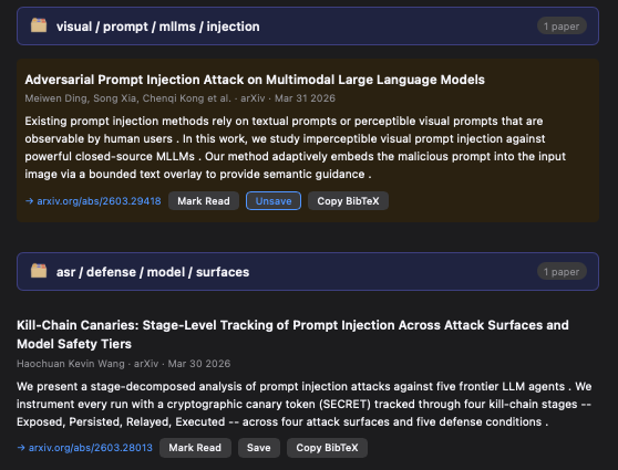 Sift screenshot